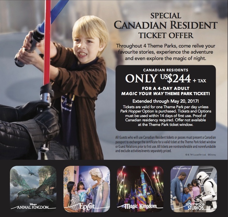 Walt Disney World: 10 days for less than 4 with the Canadian Resident’s Offer